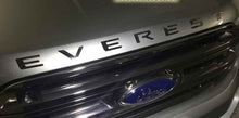 Load image into Gallery viewer, FORD EVEREST 2015-2024 SET OF BONNET LETTERS&quot;EVEREST&quot; LETTERS BLACK