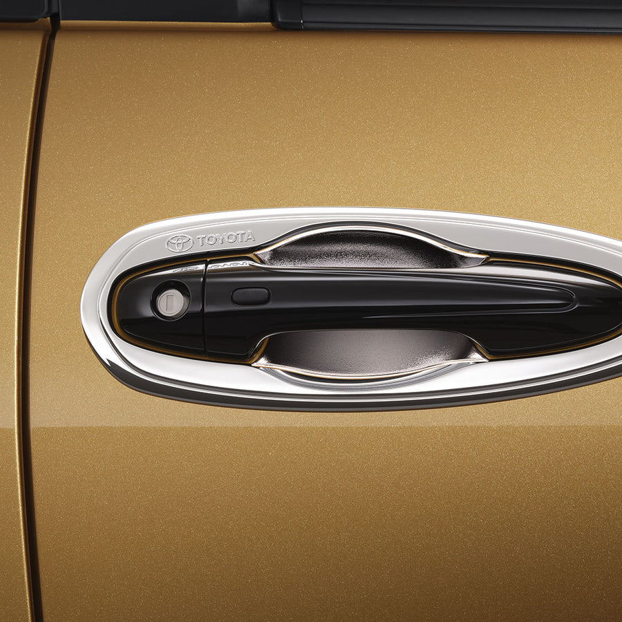 GENUINE HILUX 2026 DOOR HANDLE CHROME TRIMS PROTECTORS