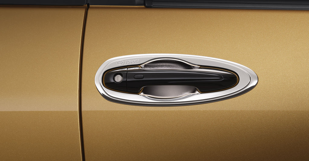 GENUINE HILUX 2026 DOOR HANDLE CHROME TRIMS PROTECTORS