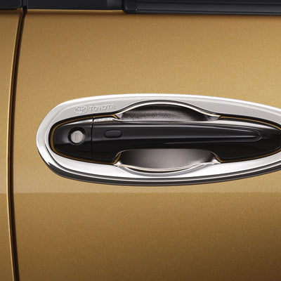GENUINE HILUX 2026 DOOR HANDLE CHROME TRIMS PROTECTORS