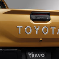 TOYOTA HILUX 2026 TAILGATE LOGO ABS SILVER