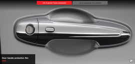 Toyota Fortuner Genuine rear bumper film protection + 4 door inner handle protection