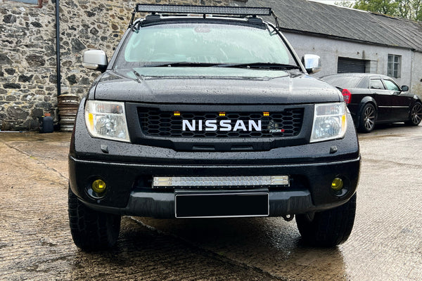 NISSAN NAVARA D40 GRILL NEW VERSION  2005-2010 PRE-FACELIFT
