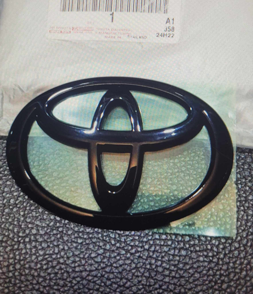 GENUINE GLOSS BLACK REAR LOGO TOYOTA FORTUNER 2015-2024