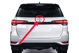 GENUINE GLOSS BLACK REAR LOGO TOYOTA FORTUNER 2015-2025