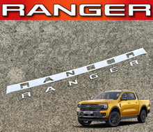 Load image into Gallery viewer, FORD RANGER 2022/2023 MATT BLACK/GLOSS BLACK/RED/WHITE /CHROME BONNET EMBLEM