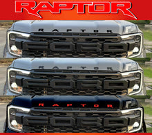 Load image into Gallery viewer, FORD RANGER 2022/2023 MATT BLACK/GLOSS BLACK/RED/WHITE /CHROME BONNET EMBLEM