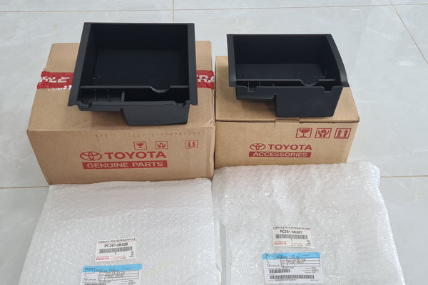 Genuine Toyota Armrest console  storage Box Organiser