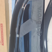 GENUINE WEATHER GUARDS 4 DOOR CAB FITS TOYOTA HILUX  2026 OEM