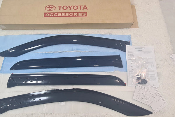 PACKAGE DEAL GENUINE BLACK GRILL + WEATHERGUARDS