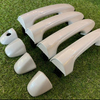 TOYOTA FORTUNER /HILUX 2015-2025 Full set complete (standard non-keyless) door handles white (040)