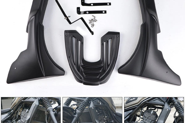 Matte Black Under Fairing Cover Belly Guard ABS HONDA REBEL CMX 500 2017-2025