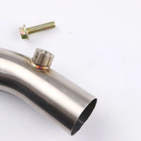 EXHAUST FULL SYSTEM STAINLESS PIPE GREEN CARBON FOR KAWASAKI KLX230 L - KLX230 R