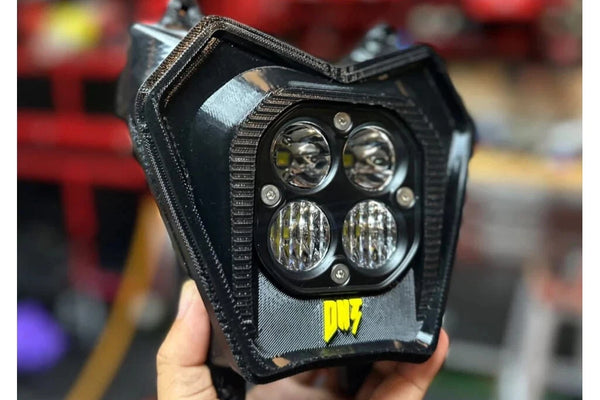 LED White Light Headlights With Matching Plug Fit For Kawasaki Klx230 2022-2024  TYP_Bikeshop (78)