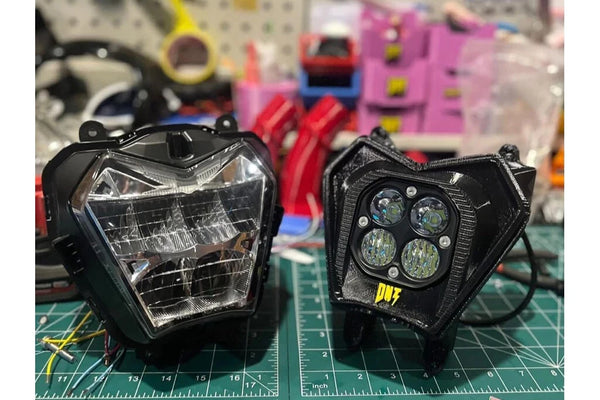 LED White Light Headlights With Matching Plug Fit For Kawasaki Klx230 2022-2024  TYP_Bikeshop (78)