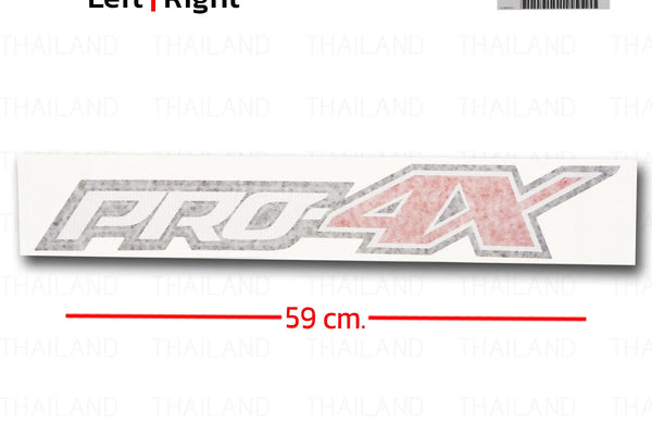 Nissan Navara NP300 D23 4x4 2020 - '22 Rear Bedside Sticker "Pro-4X" Decal