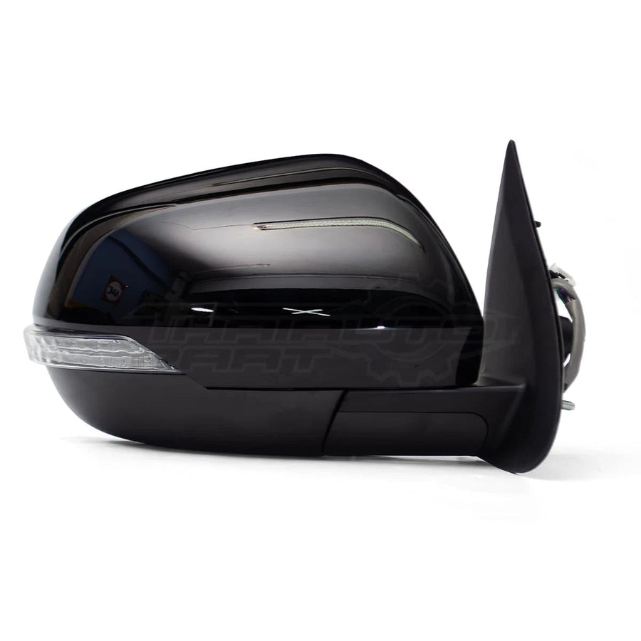 Mitsubishi Pajero Sport 2016-2023 RH Side Mirror Electric 7W Black W/Signal