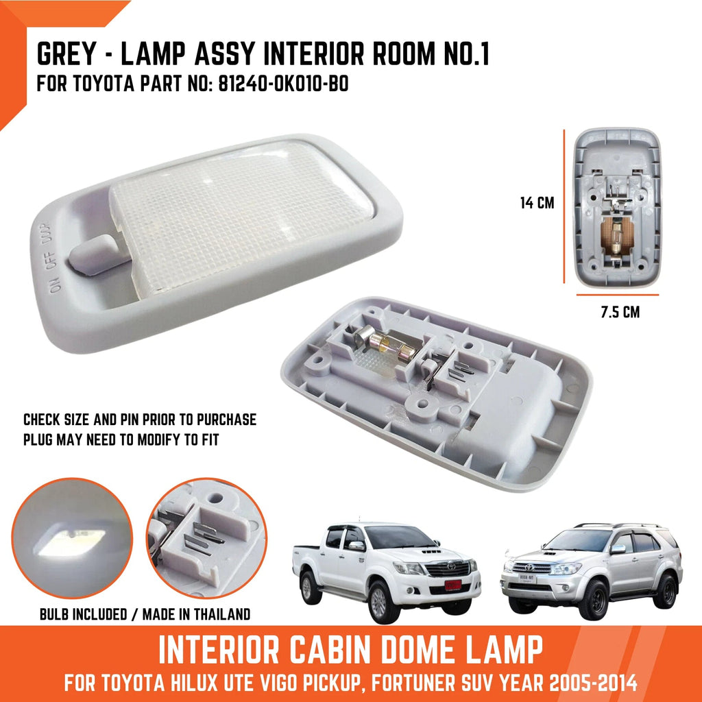 Interior Dome Cabin Light / Lamp for Toyota Hilux  05-14