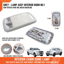 Interior Dome Cabin Light / Lamp for Toyota Hilux  05-14