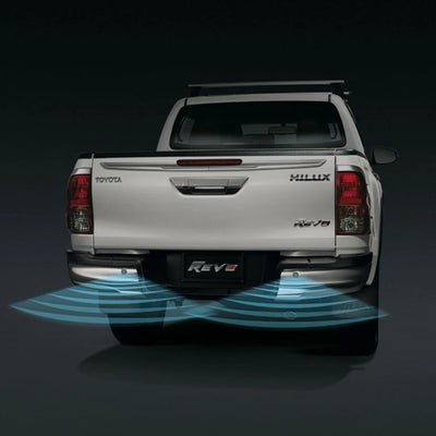 Genuine Toyota Hilux D-CAB Car Reverse Parking Sensor Rear 2 Sensors Radar Alarm