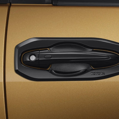 GENUINE DOOR HANDLE GARNISH BLACK DCAB 4PCS FITS TOYOTA HILUX 2026 OEM ACCESSORY