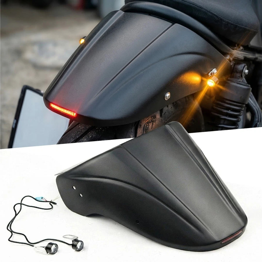 BLACK REAR TAIL TIDY FENDER ELIMINATOR LED FOR HONDA REBEL CMX 300 500 2017-25