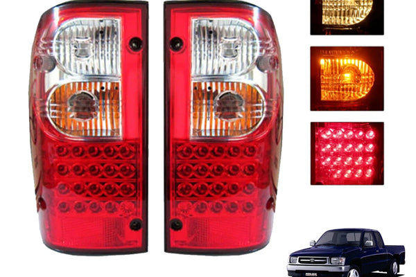 Depo LED Tail Light Lamp Fits Toyota Hilux MK4 Pickup 1998 1999 2000 2001 - 2004
