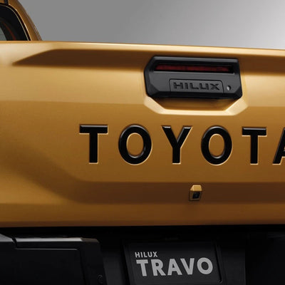 TOYOTA HILUX 2026 TAILGATE LOGO ABS BLACK