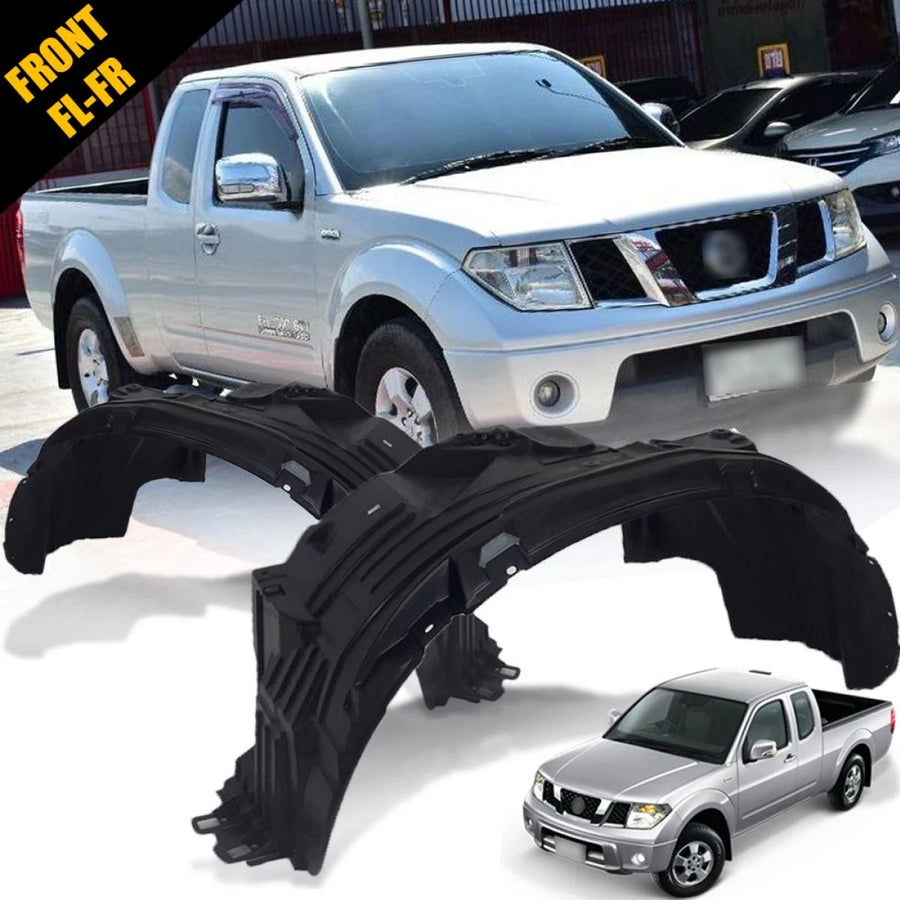 Nissan Navara Frontier D40 4WD 2005-2014 Front Inner Fender Liners PAIR.