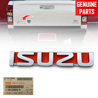 Genuine Chrome Emblem Badge Rear Logo ISUZU For Isuzu D-Max Pickup 2012-2018