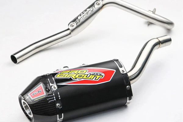Full System Exhaust Muffer Racing Pipe Black Ti-6 For Honda CRF110 CRF110F