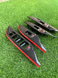 TOYOTA HILUX FORTUNER 2015-2023 FOR RHD CARBON WINDOW SWITCH PANEL SET OF4