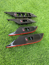 Load image into Gallery viewer, TOYOTA HILUX FORTUNER 2015-2023 FOR RHD CARBON WINDOW SWITCH PANEL SET OF4