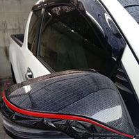 TOYOTA HILUX  / FORTUNER 2015-2024 COVER SIDE MIRROR COVERS/CARBON  BLACK