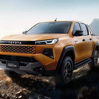 GENUINE FRONT BUMPER GARNISH TRIM SILVER 2 PCS FITS TOYOTA HILUX  2026 OEM