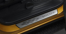 2026 New Hilux Scuff Plates  stainless steel  4 DOOR  Genuine Toyota