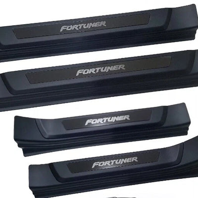 TOYOTA FORTUNER 2015-2025 SCUFF PLATE COVER BLACK PLASTIC
