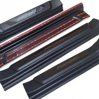 TOYOTA FORTUNER 2015-2025 SCUFF PLATE COVER BLACK PLASTIC