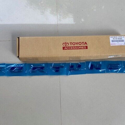 GENUINE BONNET EMBLEM PIANO BLACK FOR  TOYOTA FORTUNER 2005-2025