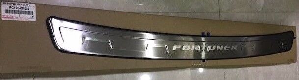 GENUINE TOYOTA FORTUNER  SIDE DOORS BODY SIDE MOLDING TRIMS+STAINLESS REAR BUMPER PROTECTOR