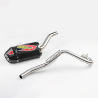 Full System Exhaust Muffer Racing Pipe Black Ti-6 For Honda CRF110 CRF110F