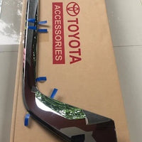 GENUINE For Toyota Fortuner 2016-2026 ABS Chrome Rear license plate decorative