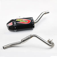 Full System Exhaust Muffer Racing Pipe Black Ti-6 For Honda CRF110 CRF110F