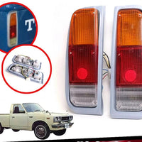 Tail Lights Rear Lamp Pair Fit Toyota Pickup Hilux RN20 RN25 1972-1978