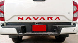 NISSAN NAVARA 2021-2024 TAILGATE LETTERS RED/BLACK