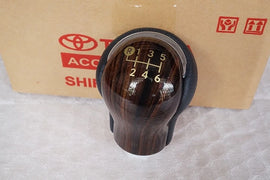 GENUINE TOYOTA HILUX 2015-2019 WOOD GEAR SHIFT KNOB FOR MANUAL 6 SPEED