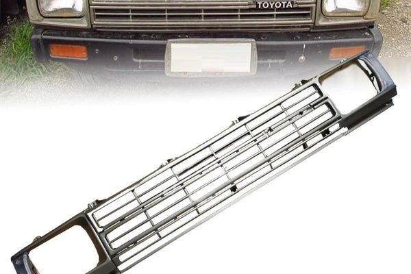 Front Grille Grey Chrome For Toyota Hilux RN40 LN40 Pickup Ute 1979-1983