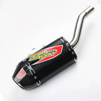 Full System Exhaust Muffer Racing Pipe Black Ti-6 For Honda CRF110 CRF110F