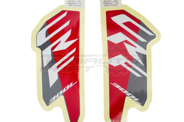 Decal Front Visor Side Panel Fairing Honda CRF300L Enduro 2025 Genuine Sticker