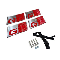 Red GR Mud Flaps Splash Guards for New Toyota Hilux  2026-Present Set of 4